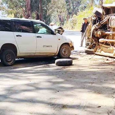accidente de tránsito en ruta Totora-Epizana