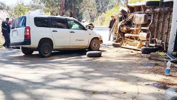 accidente de tránsito en ruta Totora-Epizana
