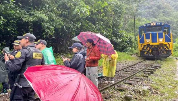 bloqueo en Machu Pichu