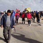 bloqueo en ruta Potosí-Sucre