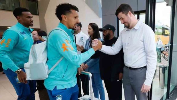 selección de Brasil llega a Bolivia