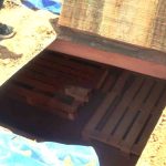 una caleta donde se acopiaba droga