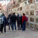 uno de los pabellones en el cementerio de La Paz