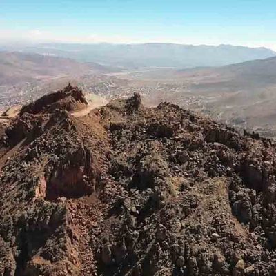 la cima del Cerro Rico de Potosí