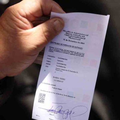 certificado de exención por no votar