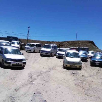autos "chutos" en Oruro