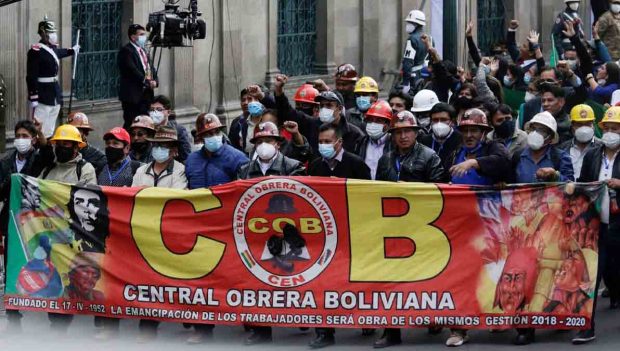 marcha de la COB