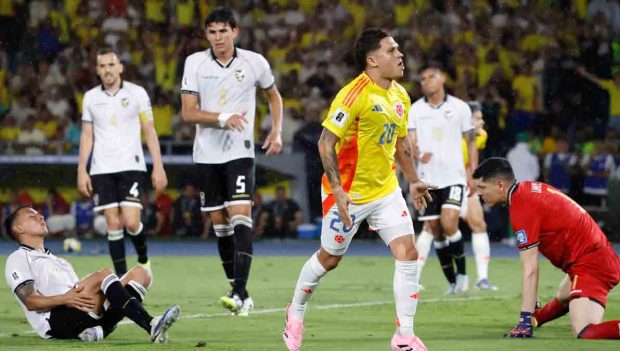 Colombia festeja la victoria ante Bolivia