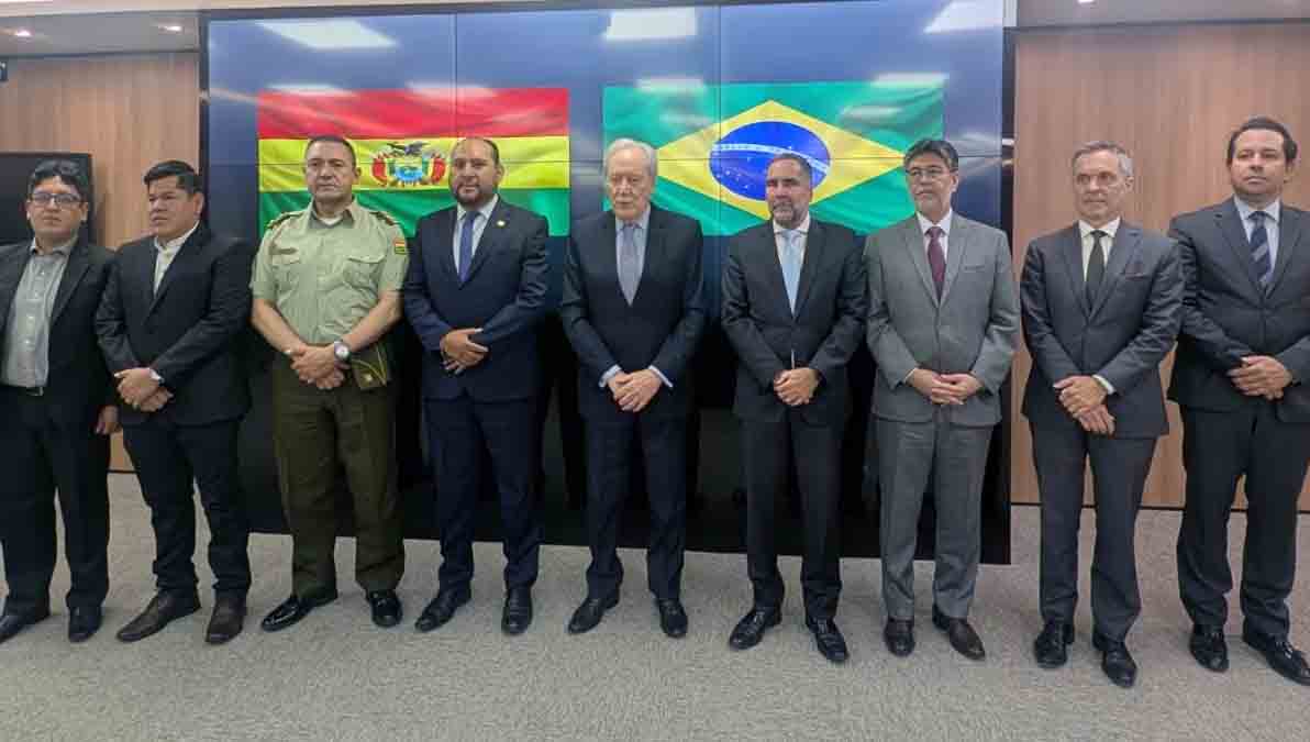 autoridades de Bolivia y Brasil