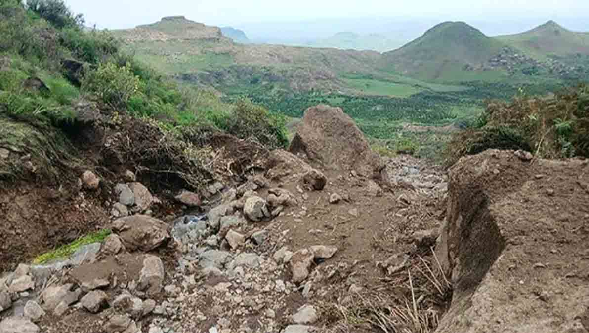 deslizamiento de tierra en Sudán