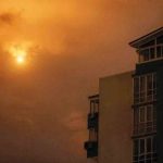 drones rusos en cielo polaco