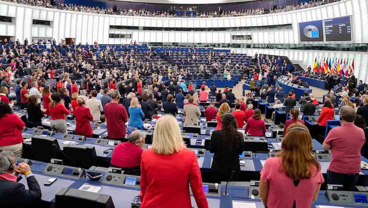 sesión del Parlamento Europeo