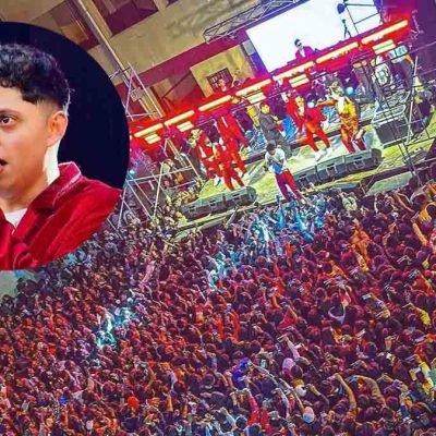 Percy Ríos cantante de Sangre Cumbiera