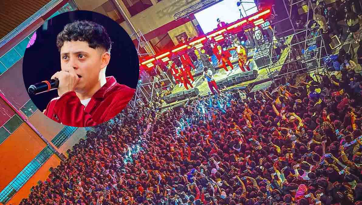 Percy Ríos cantante de Sangre Cumbiera