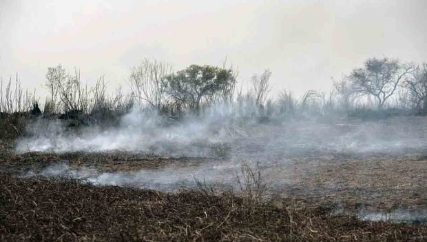 foco de calor apagado por las lluvias