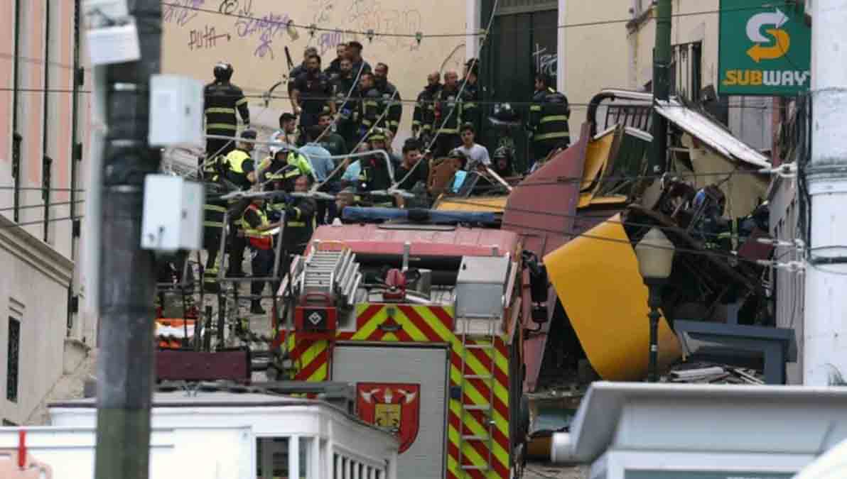 accidente funicular en Lisboa