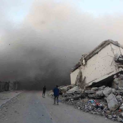 bombardeos en Gaza