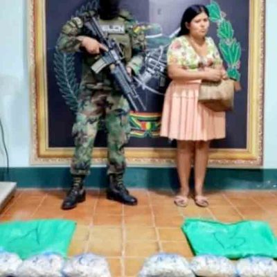 hermanas Terán en posesión de droga