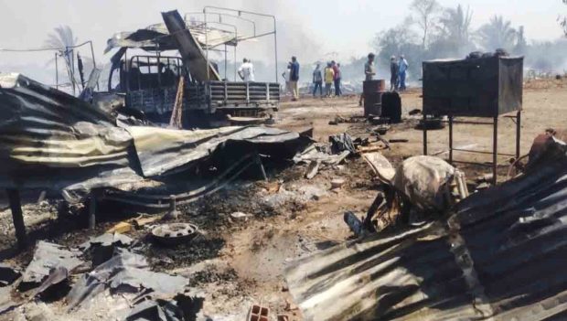 Incendio en mercado en AScención de Guarayos