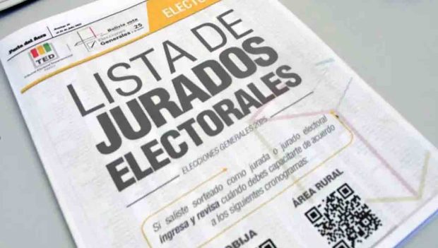 lista de jurados electorales
