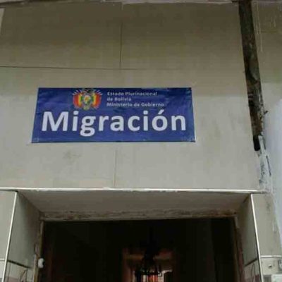 oficinas de migración en Bolivia