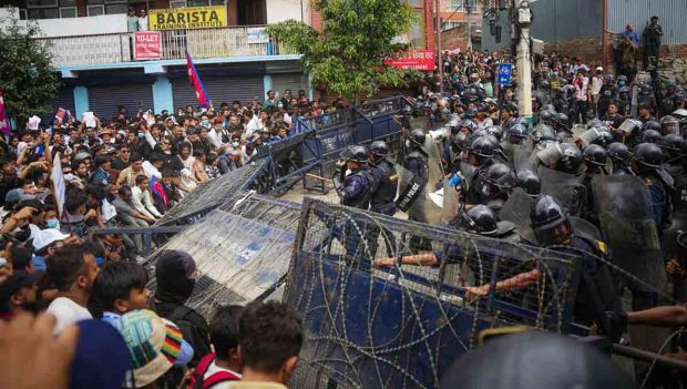 protestas en Nepal