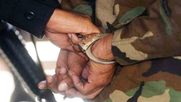 militar aprehendido