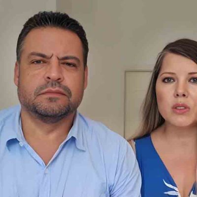 Luis Revilla y su esposa Maricruz Rivera