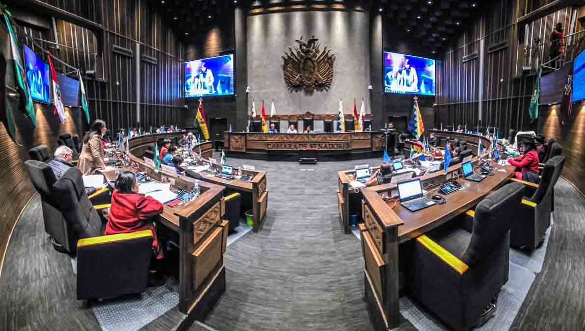 hemiciclo del Senado Bolivia