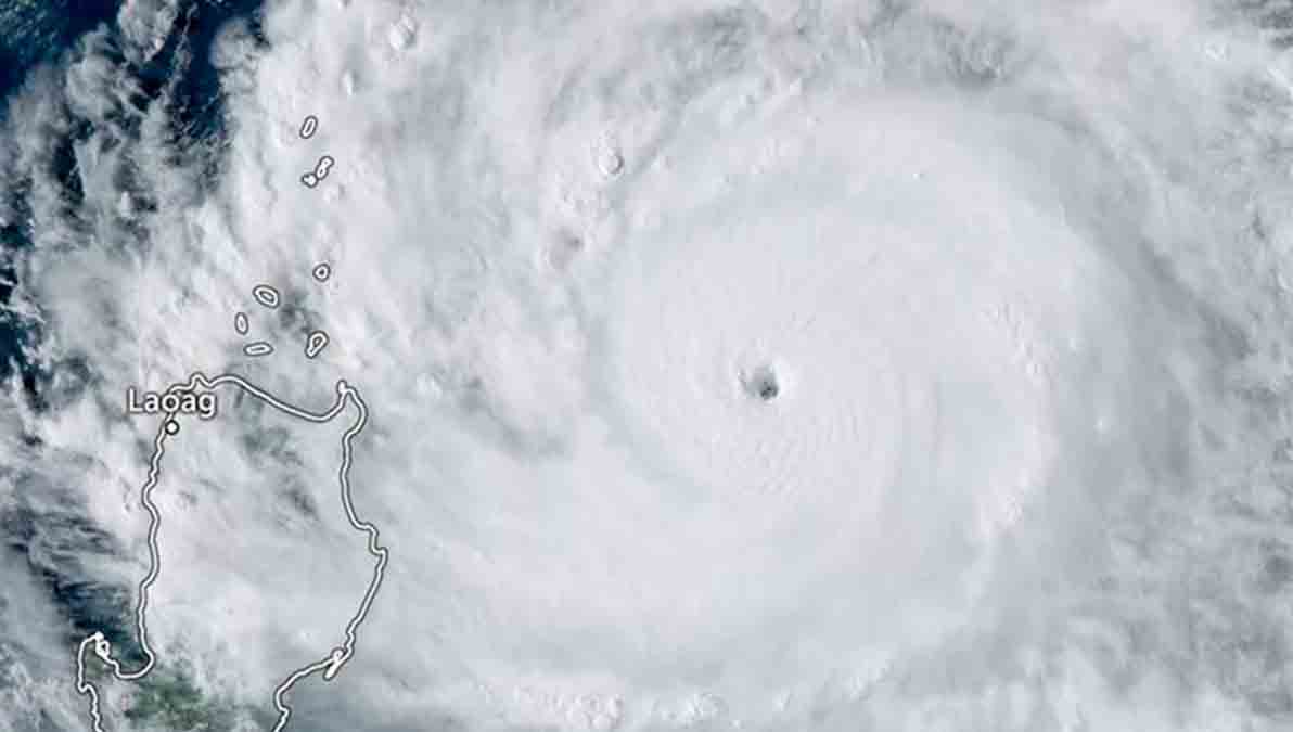 supertifón afecta Filipinas y Taiwán