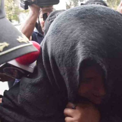 Elba Terán ingresa al penal de San Sebastián Mujeres