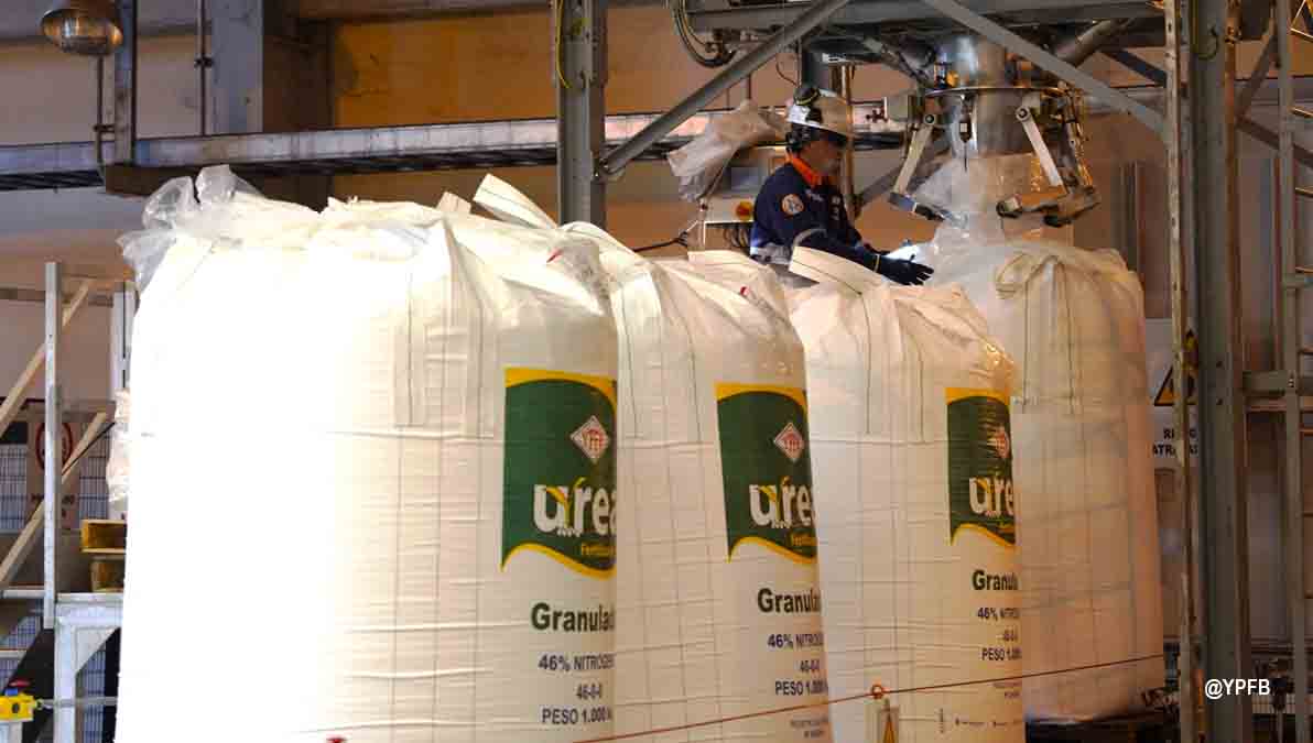 Producción de urea en Bolivia crece
