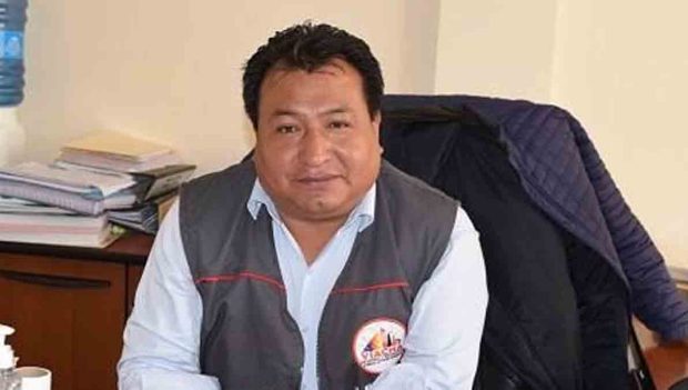 alcalde Napoleón Yahuasi