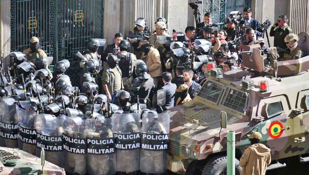 el movimiento de tropas el 26 de junio de 2024