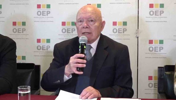 Óscar Hassenteufel, presidente en ejercicio del TSE