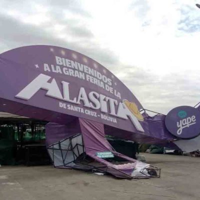 accidente en la feria de Alasitas en Santa Cruz