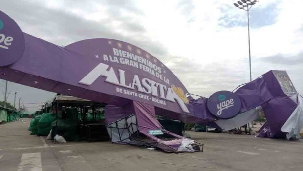 accidente en la feria de Alasitas en Santa Cruz