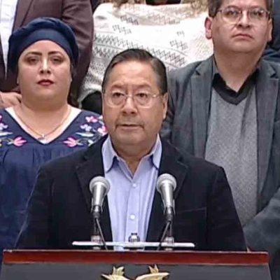 Luis Arce, presidente de Bolivia