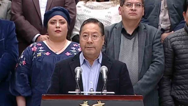 Luis Arce, presidente de Bolivia