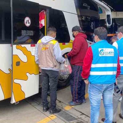 control de la ATT en terminales de buses