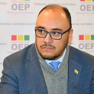 vocal del TSE Gustavo Ávila