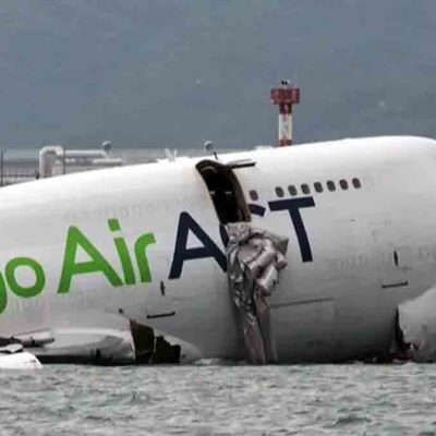 avión de carga accidentado en Hong Kong