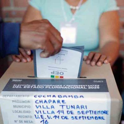 votación en Bolivia