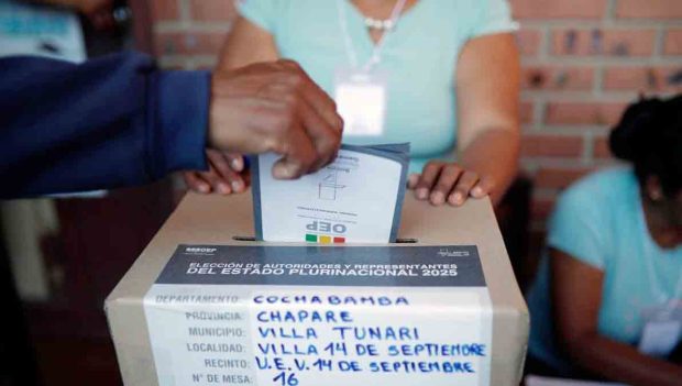 votación en Bolivia