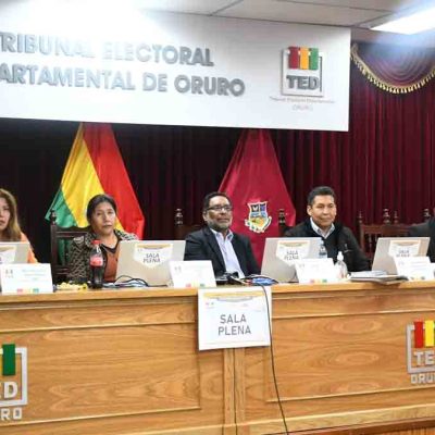Sala Plena del TED de Oruro