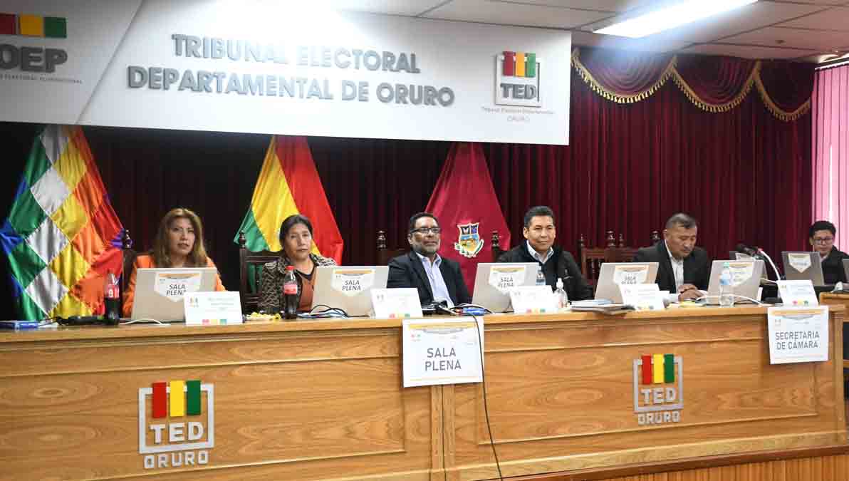 Sala Plena del TED de Oruro