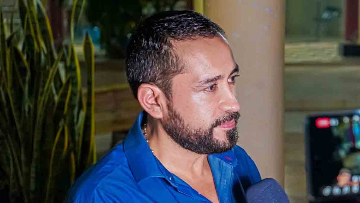 El alcalde de Trinidad, Christian Cámara