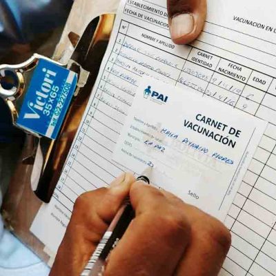 carnet de vacunación
