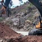 trabajos de mantenimiento en la ruta al occidente