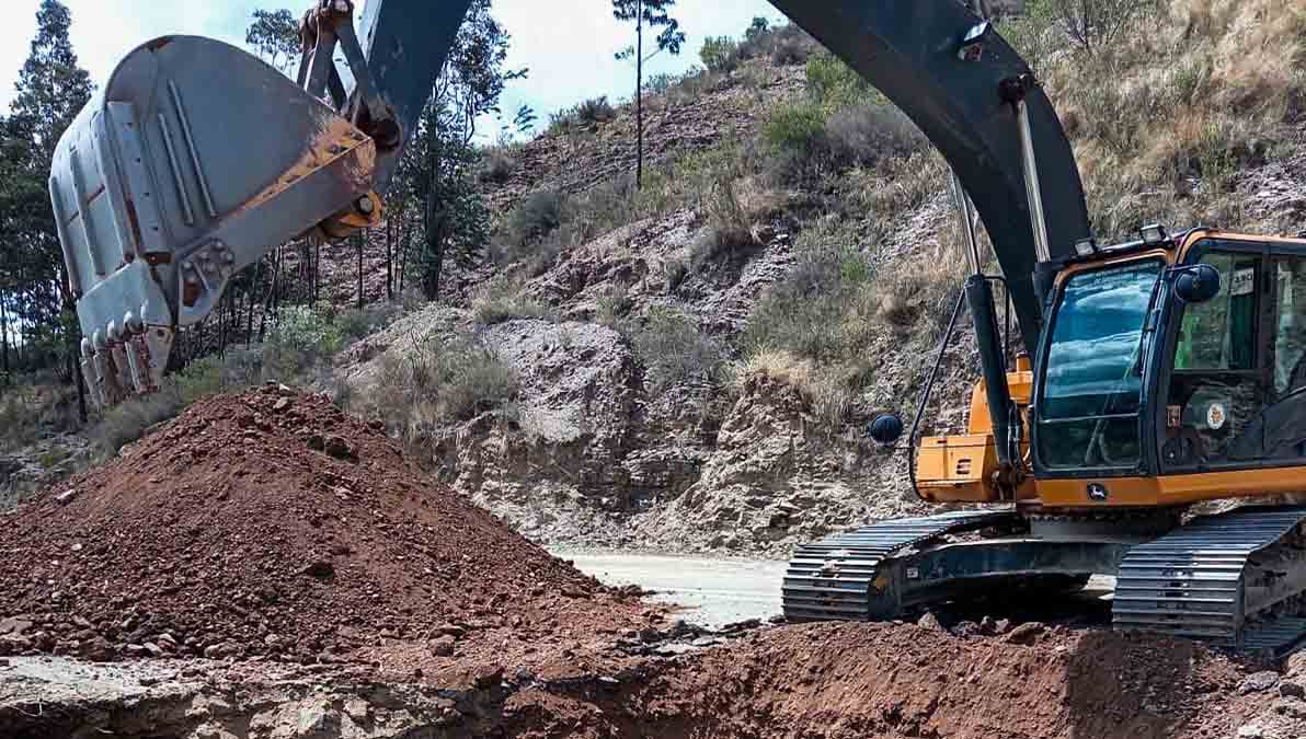 trabajos de mantenimiento en la ruta al occidente